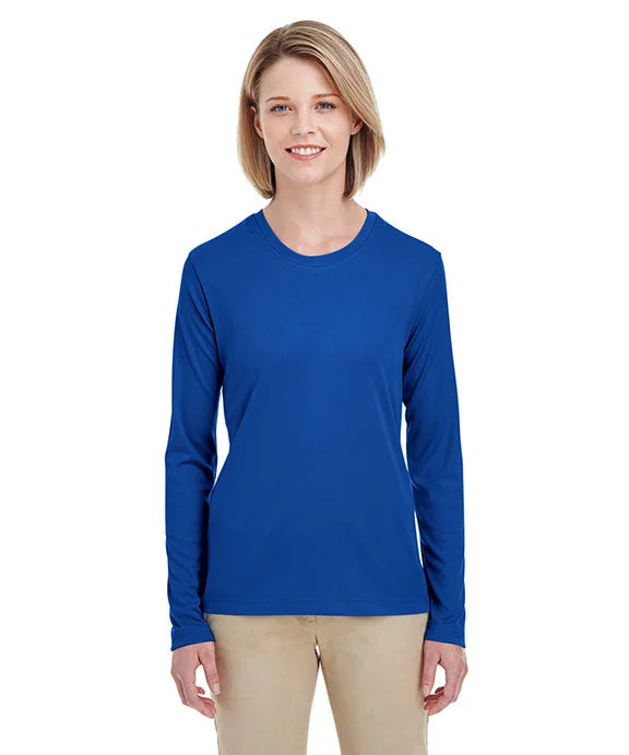 8622W - UltraClub Ladies Cool & Dry Performance Long-Sleeve Top | Royal