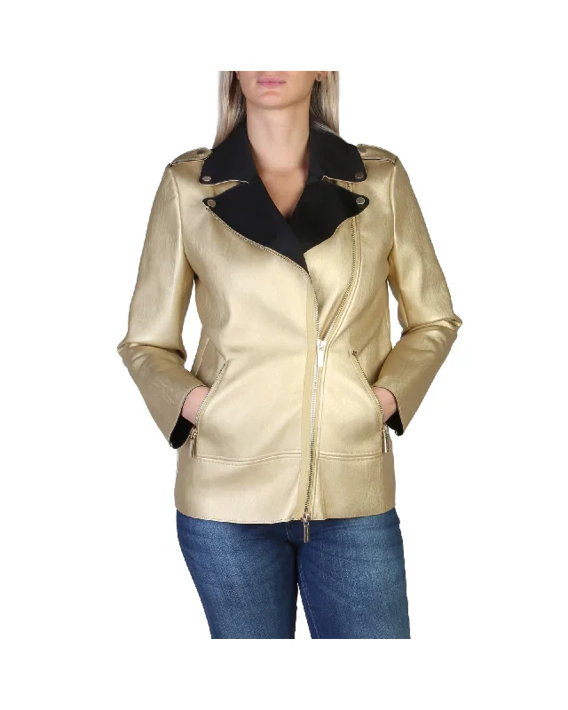 Armani Exchange  Women's Metallic Motorcycle Jacket