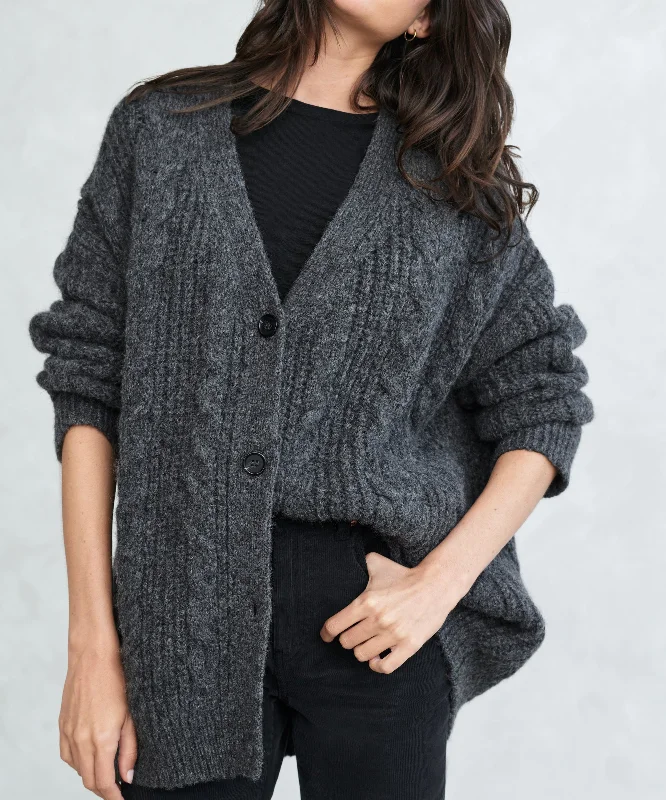 Cable Cocoon Cardigan