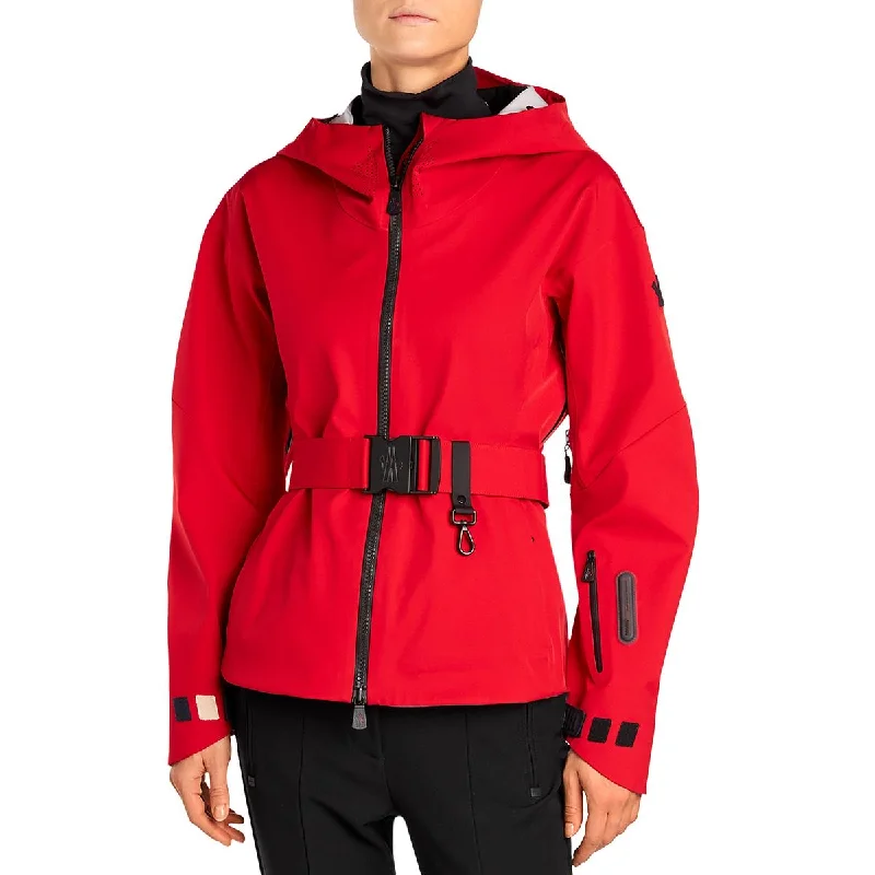 Moncler Womens Teche Hooded Waterproof Raincoat