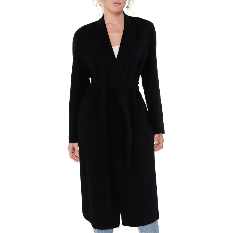 Vince Womens Wool Heavy Long Coat