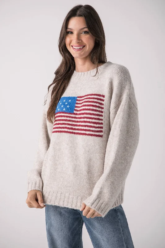 By Together American Flag Crewneck