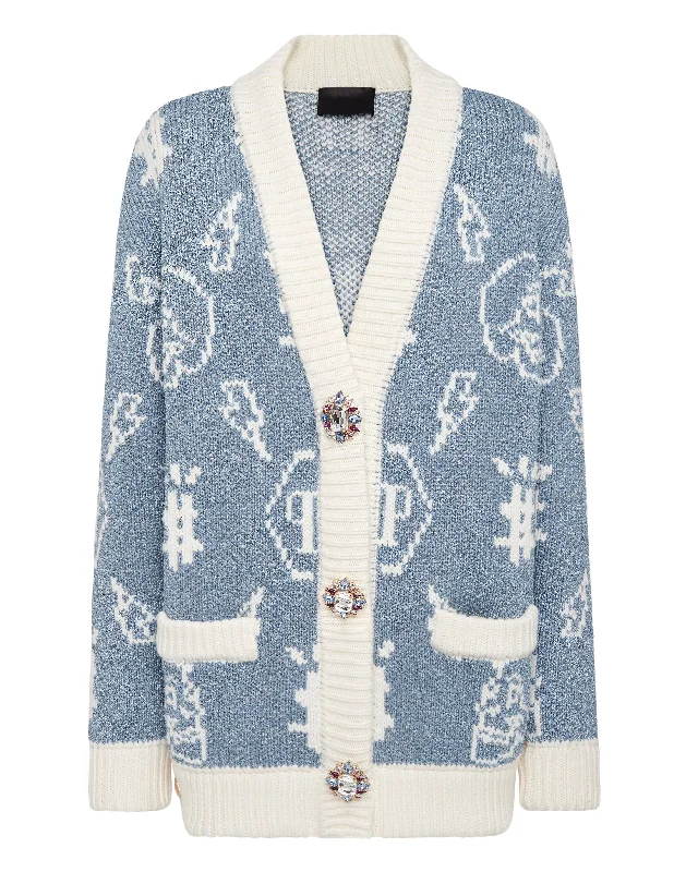 Jacquard Cardigan Monogram