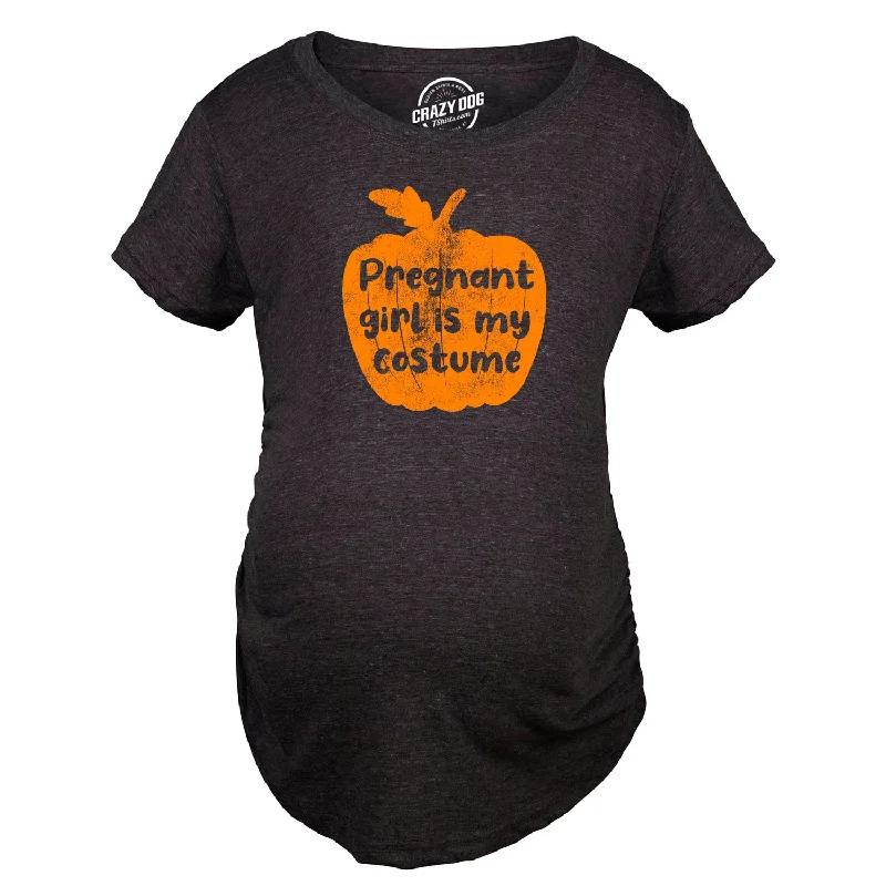 Pregnant Girl Costume Maternity T Shirt