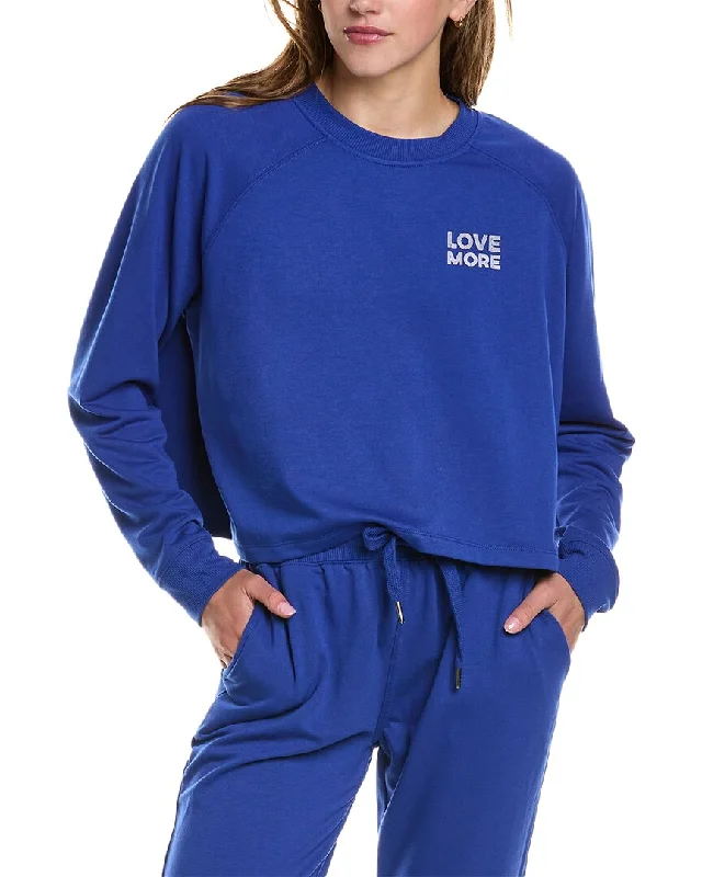 Spiritual Gangster Love More Freja Dolman Raglan Pullover