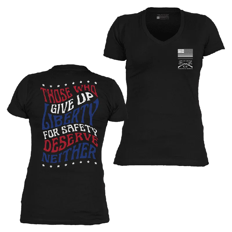 Women's Liberty V-Neck - Black