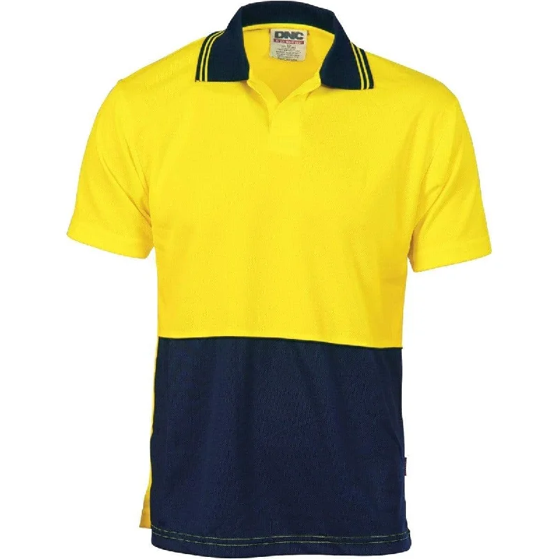 Dnc Workwear Hi-vis Two-tone Food Industry Short Sleeve Polo - 3903