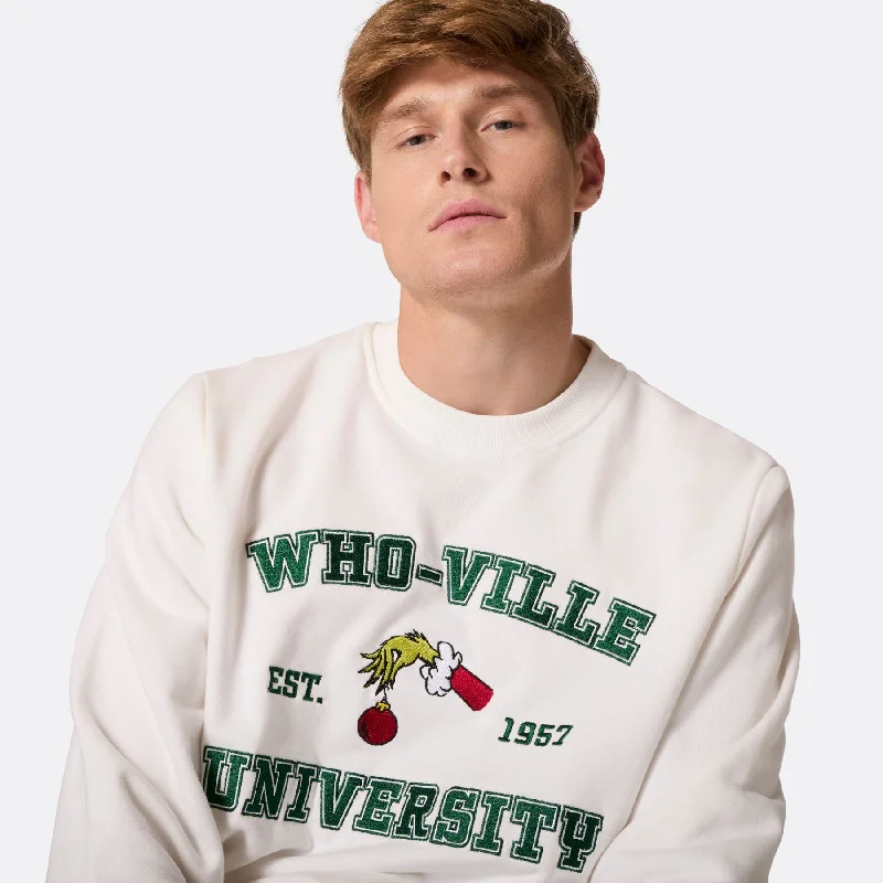 Who-Ville University Weihnachts-Sweatshirt Herren