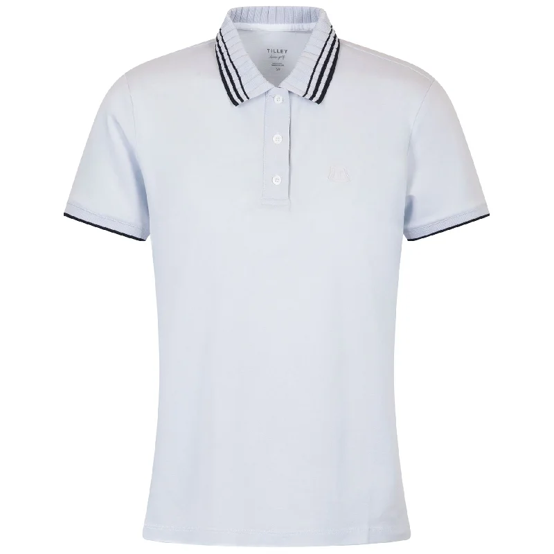 Womens Team Polo Light Blue - AW24