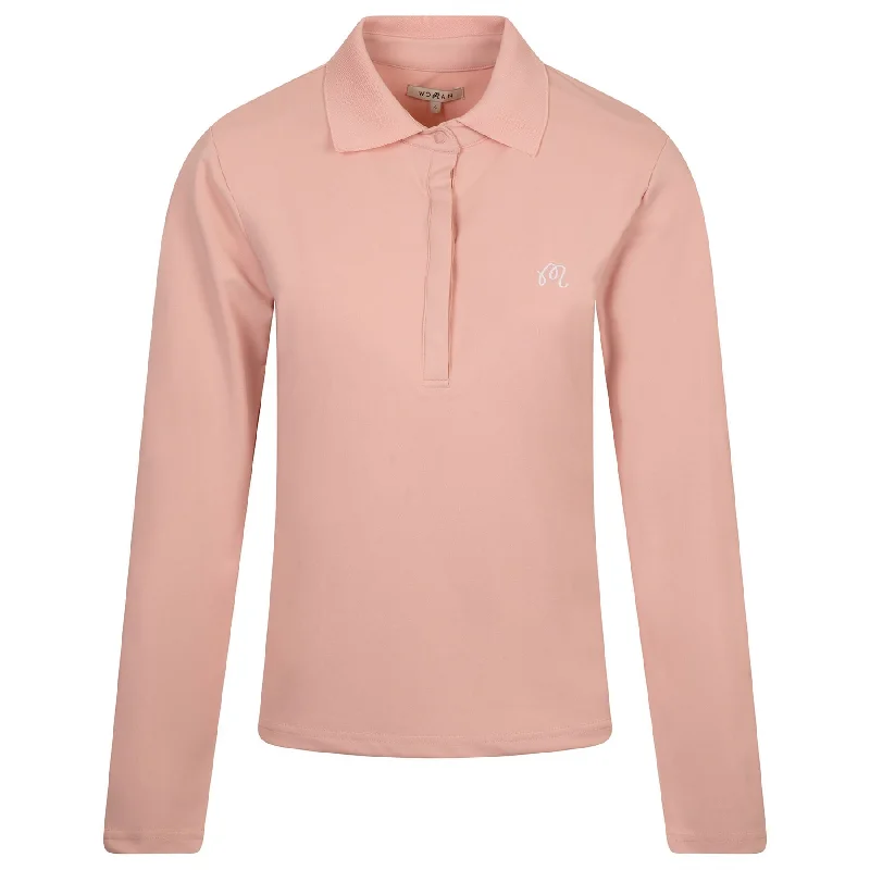 Womens Venus LS Polo Dusty Rose - 2024